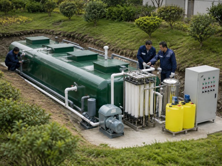 龙山区地埋式AAO/MBR生活污水处理设备